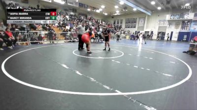 235 lbs Champ. Round 2 - Sofia Ibarra, Etiwanda vs Nancy Miranda, Chaffey