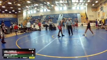 195 lbs Round 6 (8 Team) - Joel Carrillo, Maximum Performance vs Brody Switzer, Funky Monkey