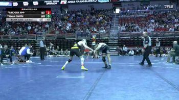 3A-175 lbs Champ. Round 2 - Ryan Smith, Ankeny Centennial vs Lincoln Jipp, Bettendorf