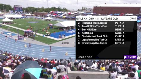 Youth Girls' 4x100m Relay Championship, Semi-Finals 8 - Age 12