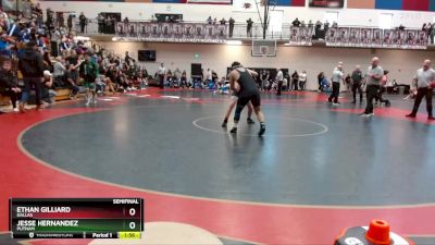 150 lbs Semifinal - Jesse Hernandez, Putnam vs Ethan Gilliard, Dallas