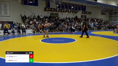 153 lbs Consi Of 8 #2 - Ivan Arias, Buchanan vs Isaac Johns, Woodford County (KY)