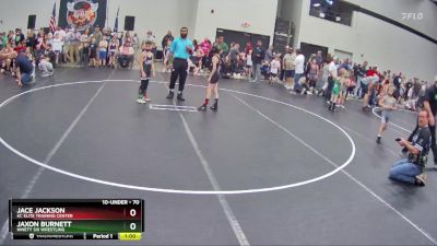 70 lbs Champ. Round 1 - Jace Jackson, Kc Elite Training Center vs Jaxon Burnett, Ninety Six Wrestling