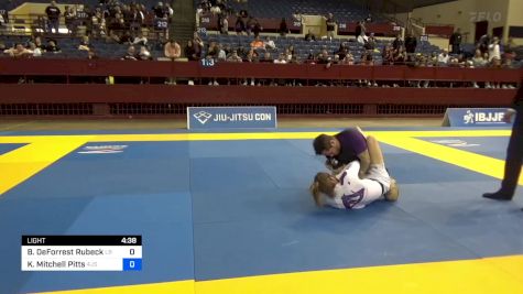 Brandyn DeForrest Rubeck vs Kevin Mitchell Pitts 2024 Pan IBJJF Jiu-Jitsu No-Gi Championship