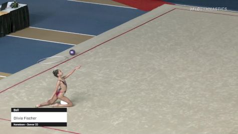Olivia Fischer - Ball - 2021 Rhythmic Elite Qualifier