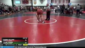 220 lbs Round 1 - Tyler Steines, Clear Creek-Amana vs Kaiden Valcore, Prairie City Monroe