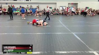 105 lbs Round 2 (6 Team) - Luke Richards, U2 Upstate Uprising vs Levi Greene, Glasgow WA