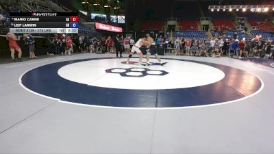 175 lbs Champ. Rd Of 16 - Mario Carini, CA vs Leif Larwin, OR