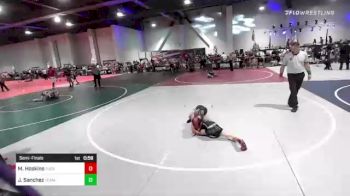 66 lbs Semifinal - Malik Hoskins, Tucson Cyclones vs Jaxon Sanchez, Team Reign