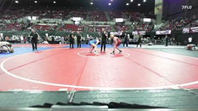 144 lbs Cons. Semi - Brayli Price, Thermopolis Wrestling Club vs Eliana Zent, Rapid City Extreme