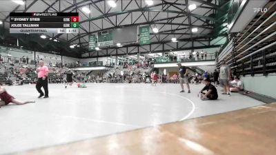 110-120 lbs Quarterfinal - Sydney Stieb, ISI vs Jolee Tallman, Jolee