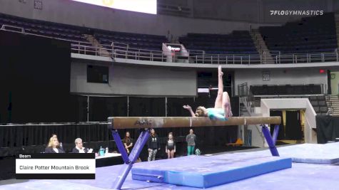 Claire Potter Mountain Brook - Beam - 2022 Elevate the Stage Huntsville presented by SportsMED & Crestwood