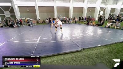 155 lbs Quarterfinal - Angelinah De Leon, CA vs Chandni Banks, CA