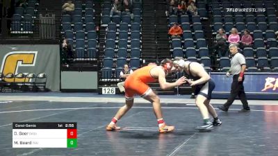 197 lbs Consolation - Dakota Geer, Oklahoma State vs Michael Beard, Penn State