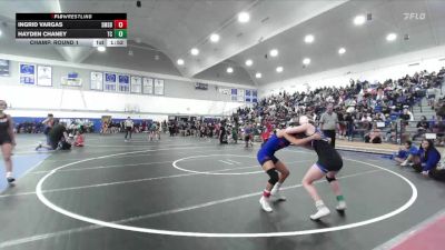 95 lbs Champ. Round 1 - Hayden Chaney, Temescal Canyon vs Ingrid Vargas, San Marcos (Santa Barbara)