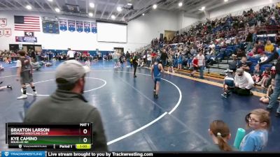 56 lbs Semifinal - Kye Camino, Douglas WC vs Braxton Larson, Sheridan Wrestling Club