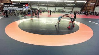 138B lbs Semifinal - Charlie Weber, Journeymen vs Ilias Konstantinidis, Southside Wrestling Club