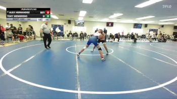 144 lbs Cons. Round 6 - Alex Hernandez, Mountain View (Mesa) High School vs Tony Membreno, Laguna Hills