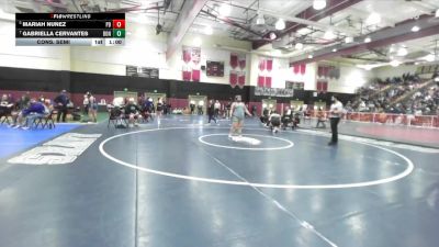 235 lbs Cons. Semi - Gabriella Cervantes, Bonita vs Mariah Nunez, Palm Desert