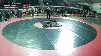65 lbs Champ. Round 4 - Donovan Sanchez, Idaho vs Braxton Abrams, Idaho