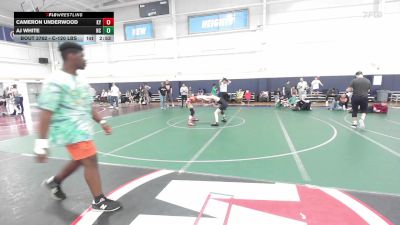 C-120 lbs Consi Of 8 #2 - Cameron Underwood, KY vs Aj White, NC