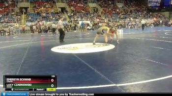 125 lbs Quarterfinal - Emersyn Schwab, Lisbon vs Lucy Czarnowski, Fargo