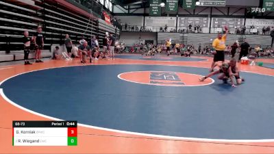 68-73 lbs Semifinal - Ryder Wiegand, Eureka Wrestling Club vs Gus Korniak, Bulldog Premier Wrestling Club