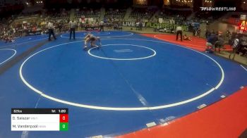 82 lbs Prelims - Deja Salazar, Wesley Club vs Mara Vanderpool, Nebraska Wrestling Academy