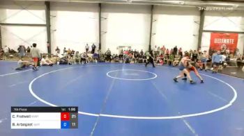 51 kg 7th Place - Christian Fretwell, Wyoming Valley RTC Blue vs Brycen Arbogast, Va Team Predator (NAT)