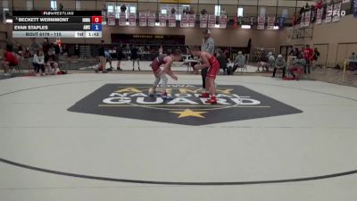 115 lbs 5th Place Match - Evan Staples, Ankeny Wrestling Club vs Beckett Wernimont, Iowa