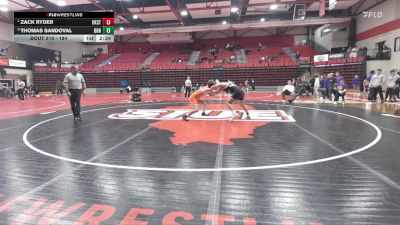 184 lbs 1st Place Match - Zack Ryder, Oklahoma State vs Thomas Sandoval, Brown