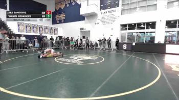 120 lbs Champ. Round 3 - Zeke Sandoval, Bishop Amat vs Daniel Benavides, Highland (Bakersfield)
