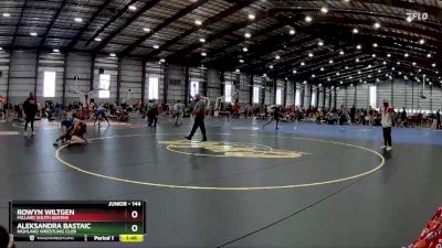 144 lbs Semifinal - Rowyn Wiltgen, Millard South Queens vs Aleksandra Bastaic, Highland Wrestling Club