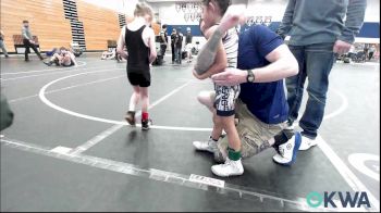40-43 lbs Rr Rnd 5 - Averie Barnard, ARDMORE TAKEDOWN CLUB vs Hazel Wynn, El Reno Wrestling Club