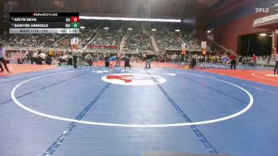 110 lbs Quarterfinal - Azlyn Silva, Cheyenne East vs Sawyer Arnhold, Shoshoni