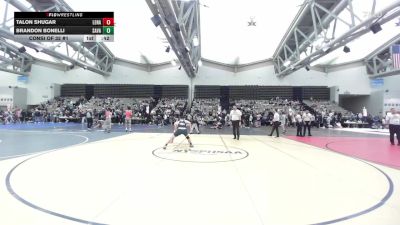128-H lbs Consi Of 32 #1 - Talon Shugar, Lenape vs Brandon Bonelli, Savage Wrestling Academy