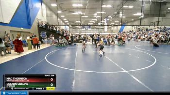 60 lbs Quarterfinal - Mac Thornton, Wasatch Wrestling Club vs Colton Collins, Syracuse