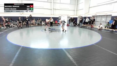 140 lbs Consi Of 4 - Maxwell Denham, Carrollton Warrior-MS vs Derek Nelson, Northern Elite 2-MS