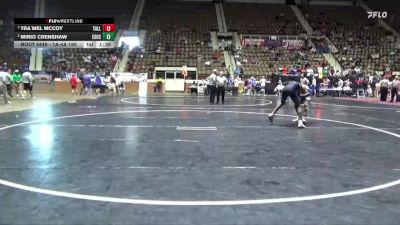 1A-4A 165 1st Place Match - Tra`mel Mccoy, Tallassee vs Mirio Crenshaw, Escambia County