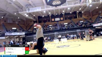 285 lbs Champ. Round 2 - Jewlius Soto, Carl Albert State vs Gavin Nutting, Unattached