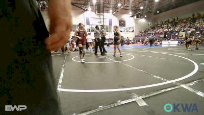 115 lbs Rr Rnd 1 - Raelynn Edwards, Bristow Elementary Wrestling Club vs Jemma Patteson, IRONMEN Wrestling Club