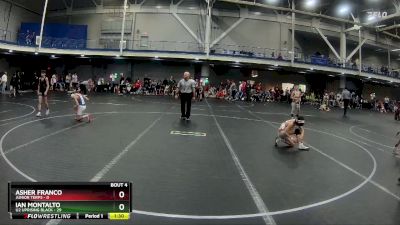 68 lbs Round 2 (6 Team) - Ian Montalto, U2 Uprising Black vs Asher Franco, Junior Terps