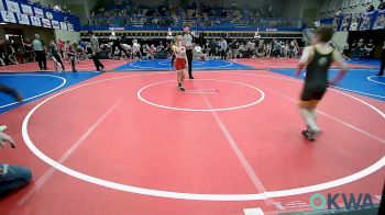 76 lbs Rr Rnd 4 - Hunter Sims, Keystone Kids vs Brooklyn Kelley, Skiatook Youth Wrestling 2022-23