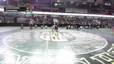 98 lbs 1st Place Match - Cyler Beeson, Middleton vs Kaynon Navarro, Nampa