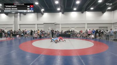 215 lbs Quarters - Ethan Secoy, Storm Wrestling Center vs Gabriel Moore, Cleveland Wrestling Club