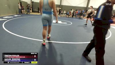 215 lbs Round 3 - Tristan Poulos, Thurston County Wrestling Club vs Samuel Rogstad, Peninsula Wrestling Club