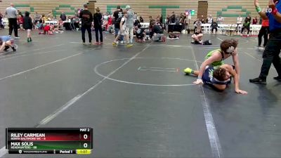 160 lbs Round 2 (6 Team) - Max Solis, Headhunters vs Riley Carmean, North Baltimore WC