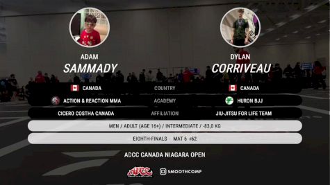 Adam Sammady vs Dylan Corriveau 2025 ADCC Niagara Open