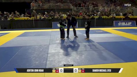 Damon Michael Lyeu vs Ashton John Noah 2025 Pan Kids Jiu-Jitsu IBJJF Championship