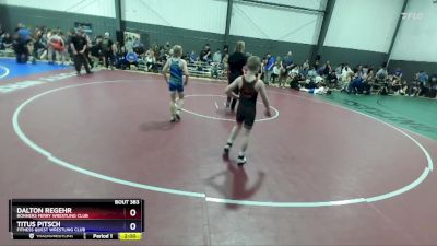 86 lbs 1st Place Match - Dalton Regehr, Bonners Ferry Wrestling Club vs Titus Pitsch, Fitness Quest Wrestling Club